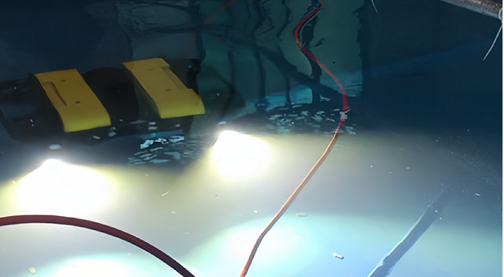 ROV實(shí)地海域拍攝測試